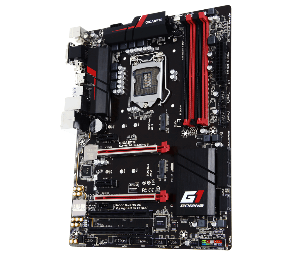 Gigabyte GAH170Gaming 3 Rev. 1.0 Motherboard Specifications On